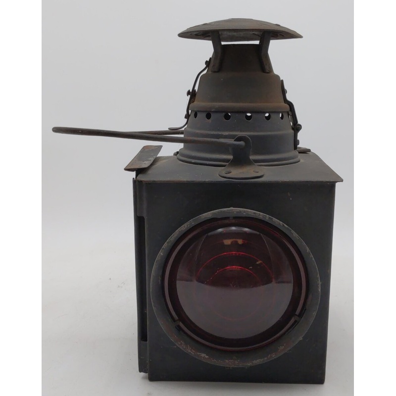 Dressel Vintage Arlington, New Jersey Railroad Lantern VG