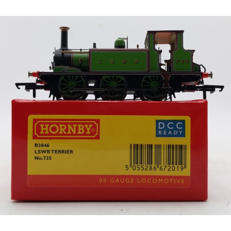 Hornby R3846 OO Gauge LSWR Terrier 0-6-0 Steam Locomotive #735 LN/Box