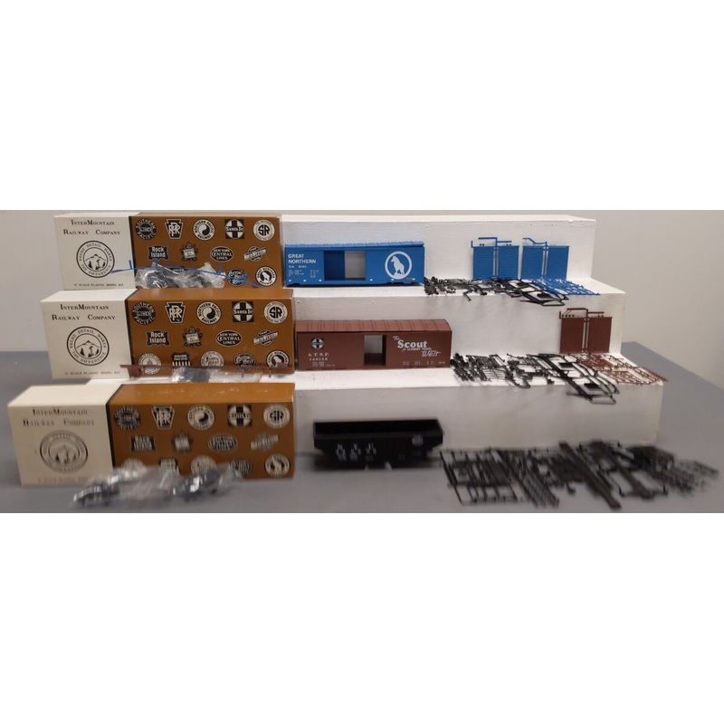 InterMountain O Gauge Assorted  Boxcars 148158, 4040, 420909 [3] EX/Box
