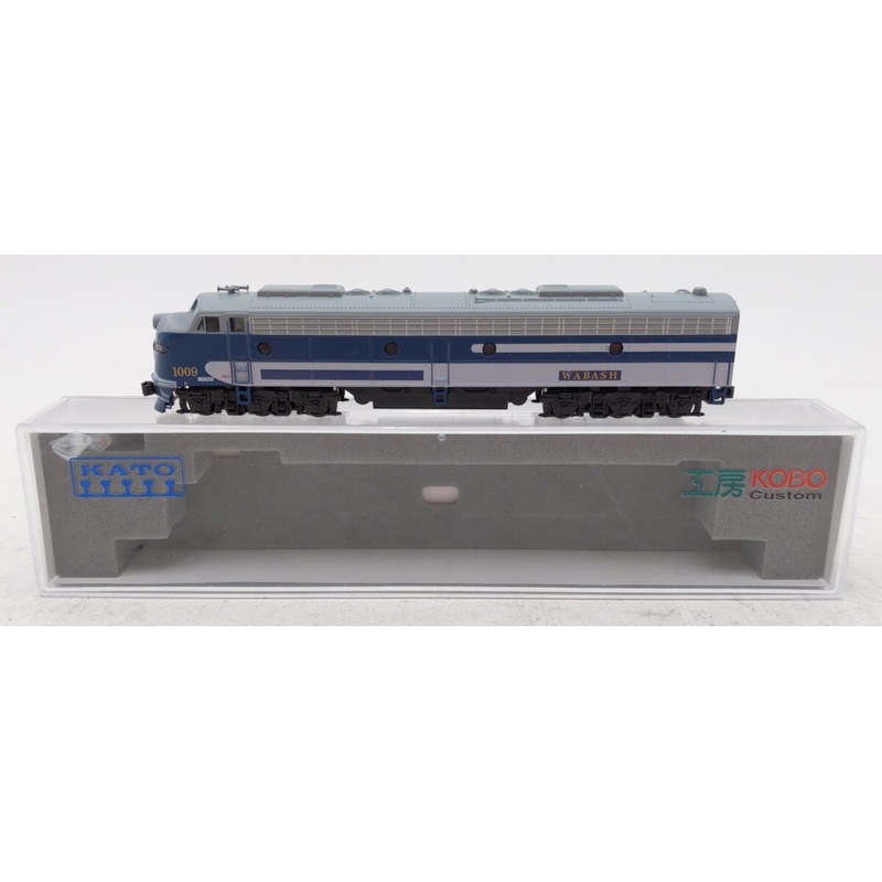 Kato 176-5365-KB2-LS N Wabash EMD E8A Diesel Locomotive W/ DCC & LokSound #1009 LN/Box