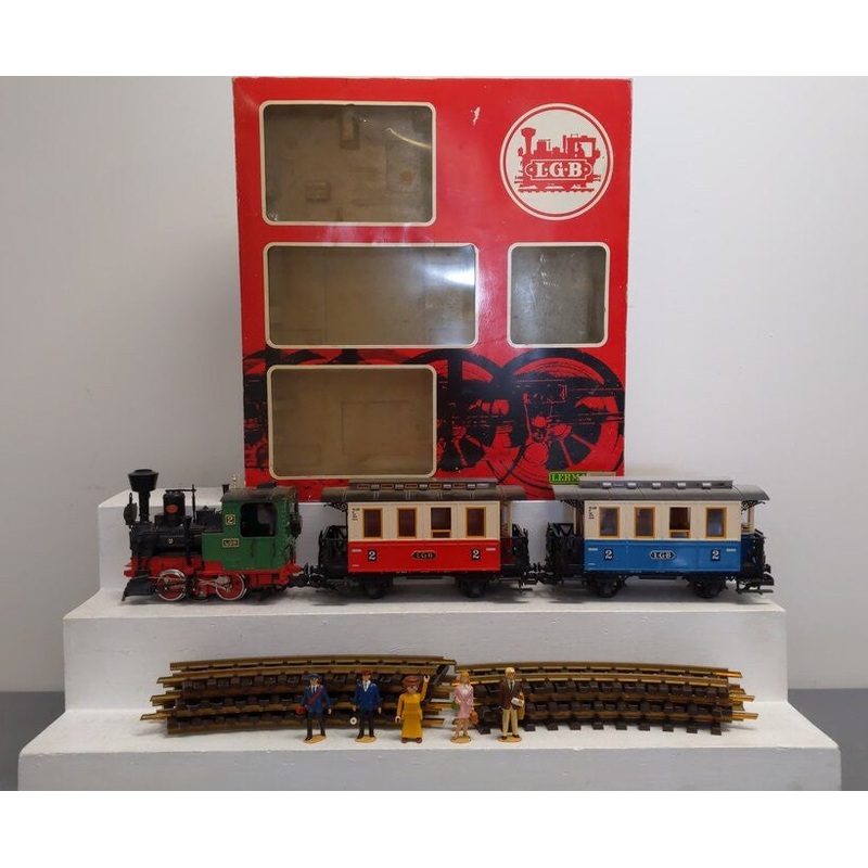LGB 20301 G Scale Steam Passenger Train Set VG/Box