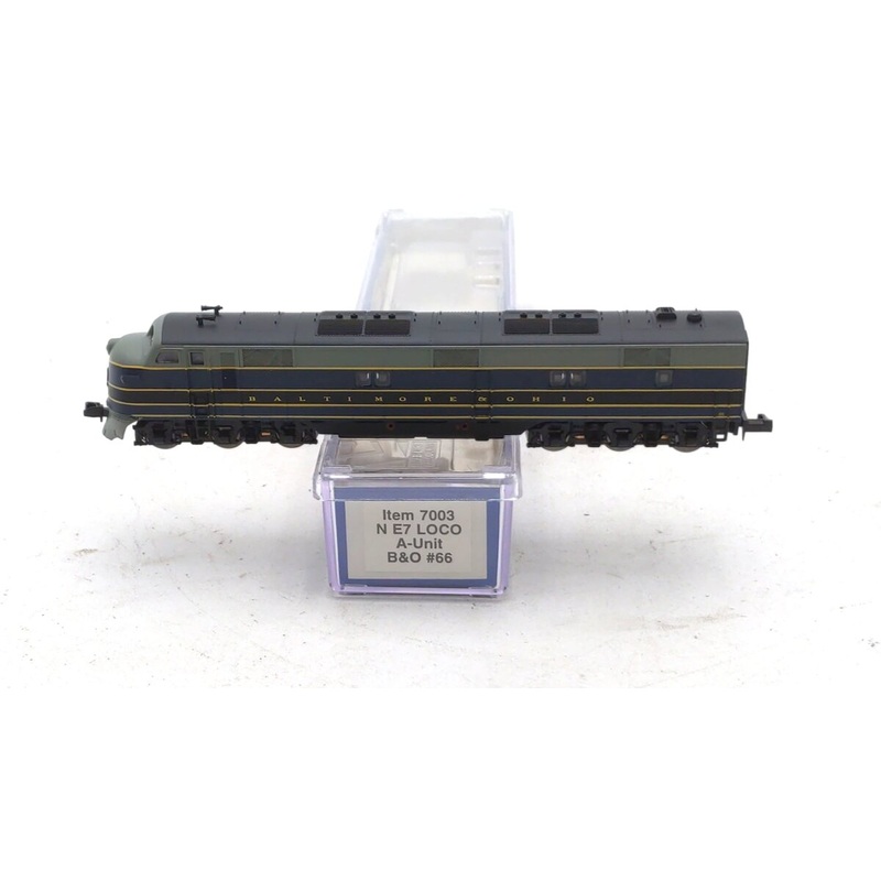 Life Like 7003 N Scale Baltimore & Ohio E7 A Unit Diesel Locomotive #66 LN/Box