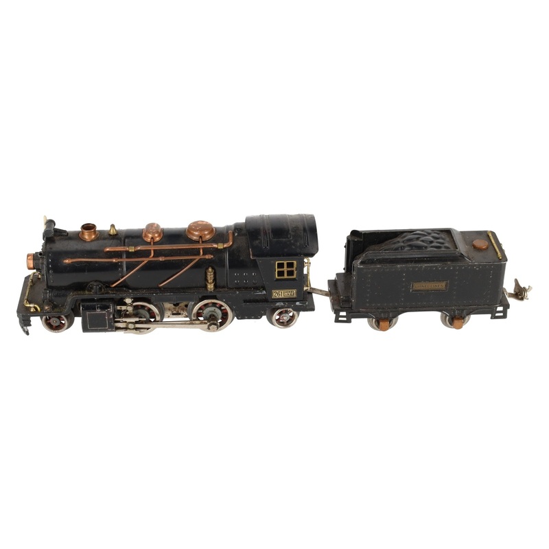 Lionel 261 Vintage O Gauge Prewar Steam Locomotive & Tender VG