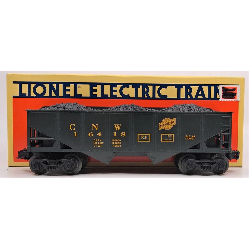 Lionel 6-16418 Chicago & North Western 2-Bay Hopper EX/Box