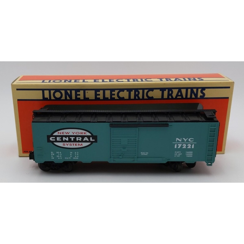 Lionel 6-17221 O Gauge New York Central Standard Boxcar #17221 LN/Box