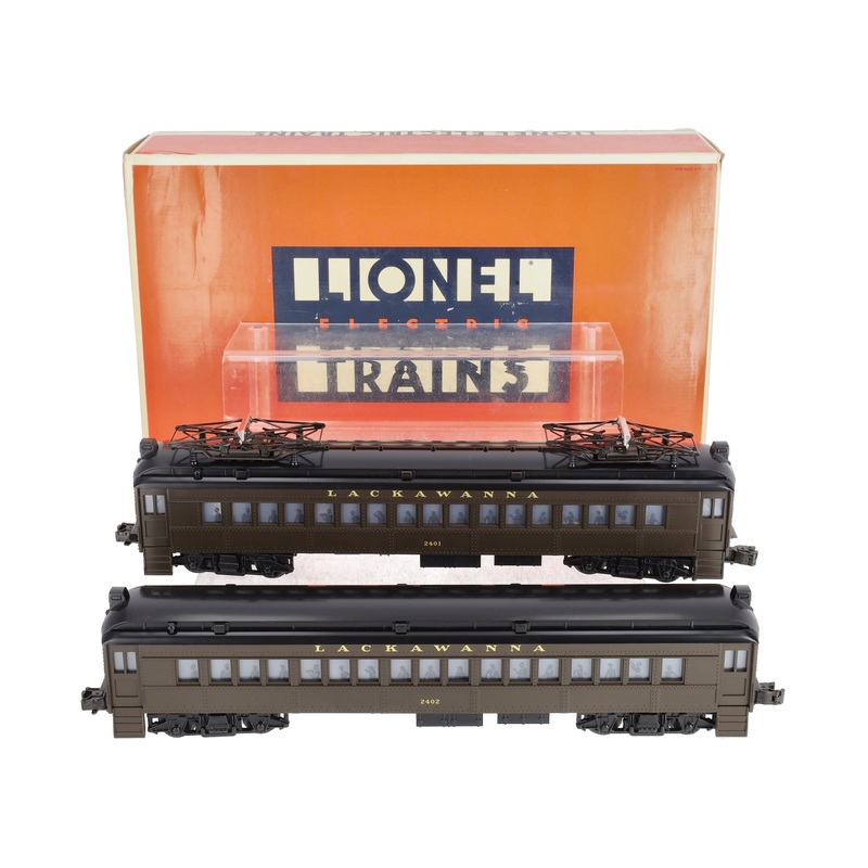 Lionel 6-18304 O Gauge Lackawanna Multiple-Unit Powered Commuter Cars Set LN/Box