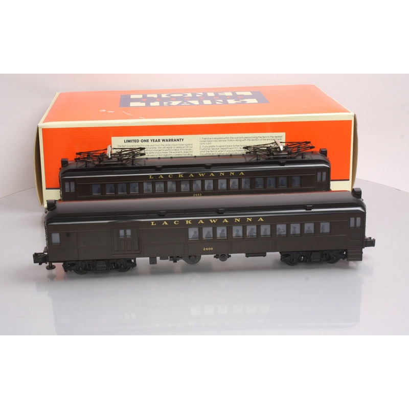 Lionel 6-18305 O Gauge Lackawanna Non-Powered Multiple-Unit Commuter Car Set LN/Box