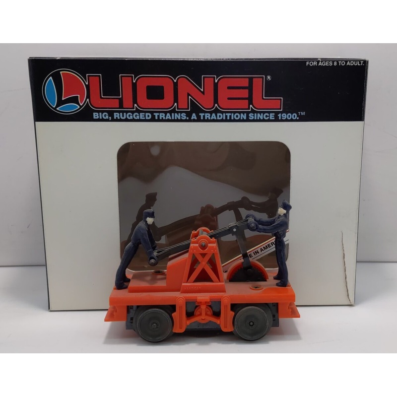 Lionel 6-18401 O Gauge Operating Workmen Hand Car NIB