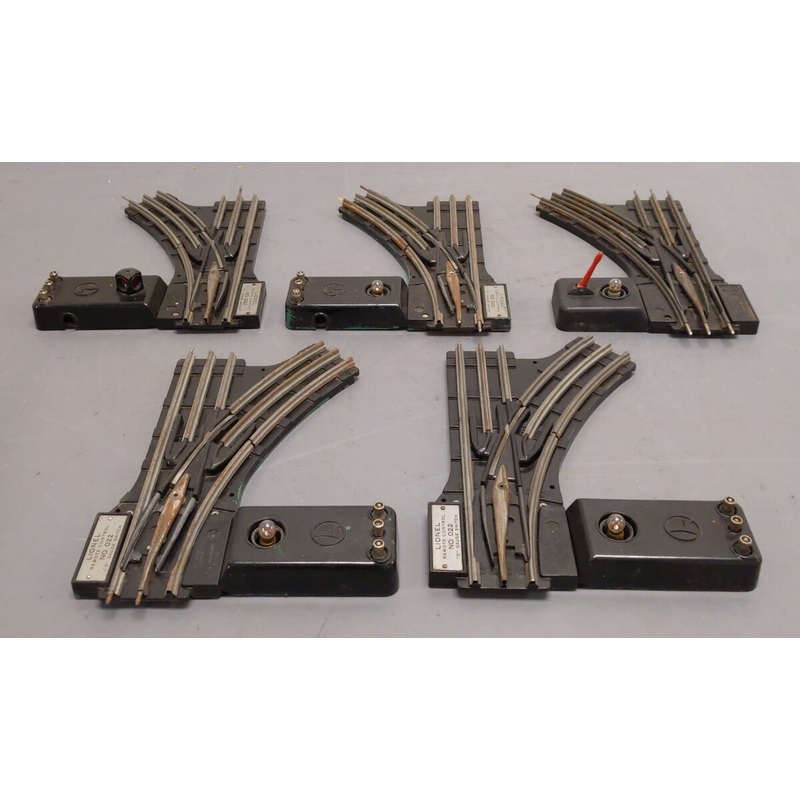 Lionel Vintage O Gauge Left & Right Hand Switches: O22, O42 [5]