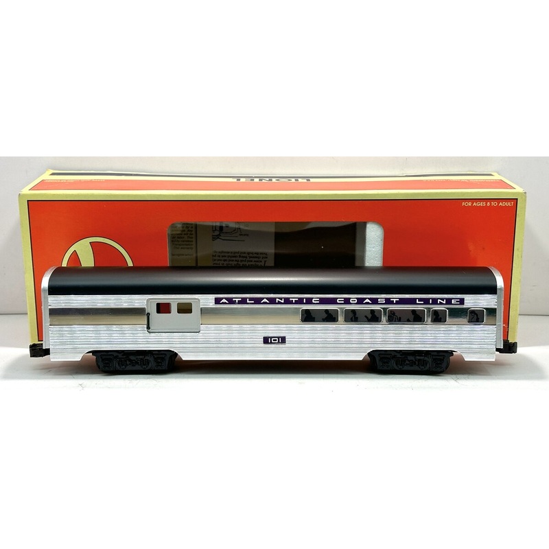 Lionel 6-19155 O Gauge Atlantic Coast Line Aluminum Combination Car #101 NIB