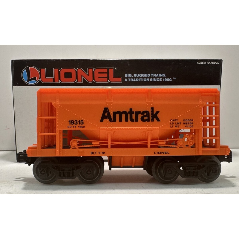 Lionel 6-19315 O Gauge Amtrak Ore Car w/ Ore Load NIB