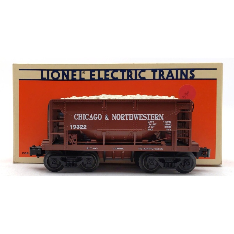 Lionel 6-19322 O Gauge Chicago & North Western Ore Car with Ore Load LN/Box