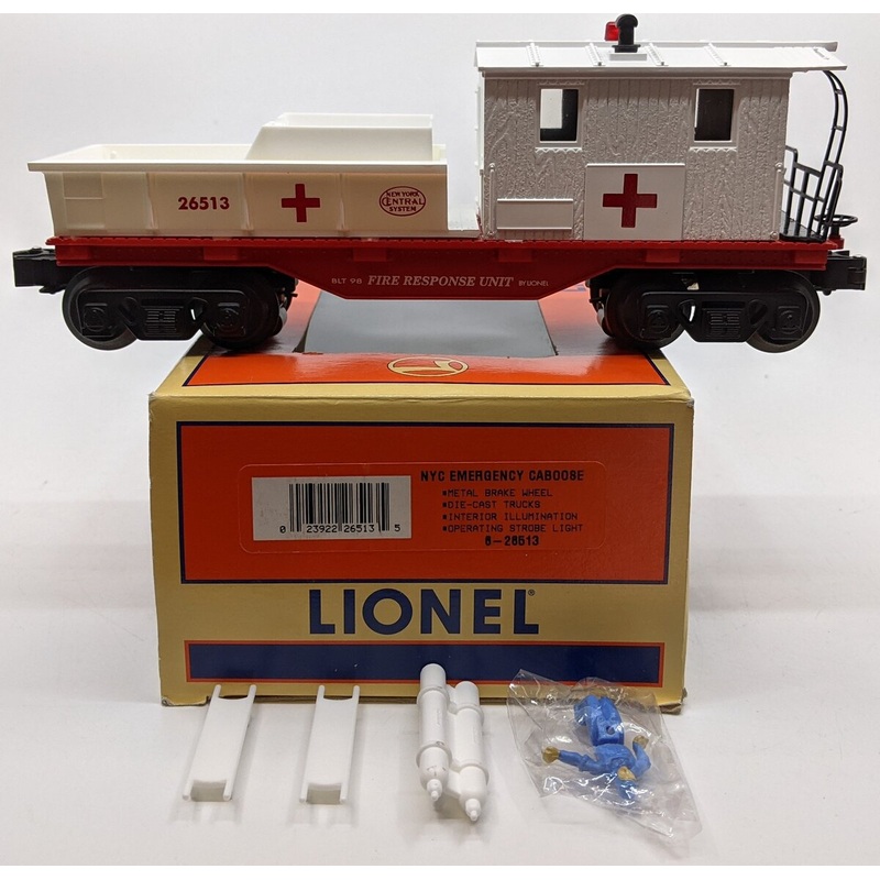 Lionel 6-26513 O Gauge NYC Emergency First Aid Caboose LN/Box