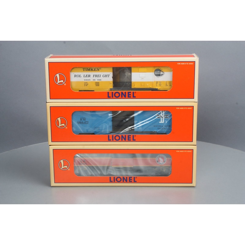 Lionel 6-29209 O Gauge 6464 Series VII Boxcars (Set of 3) LN/Box