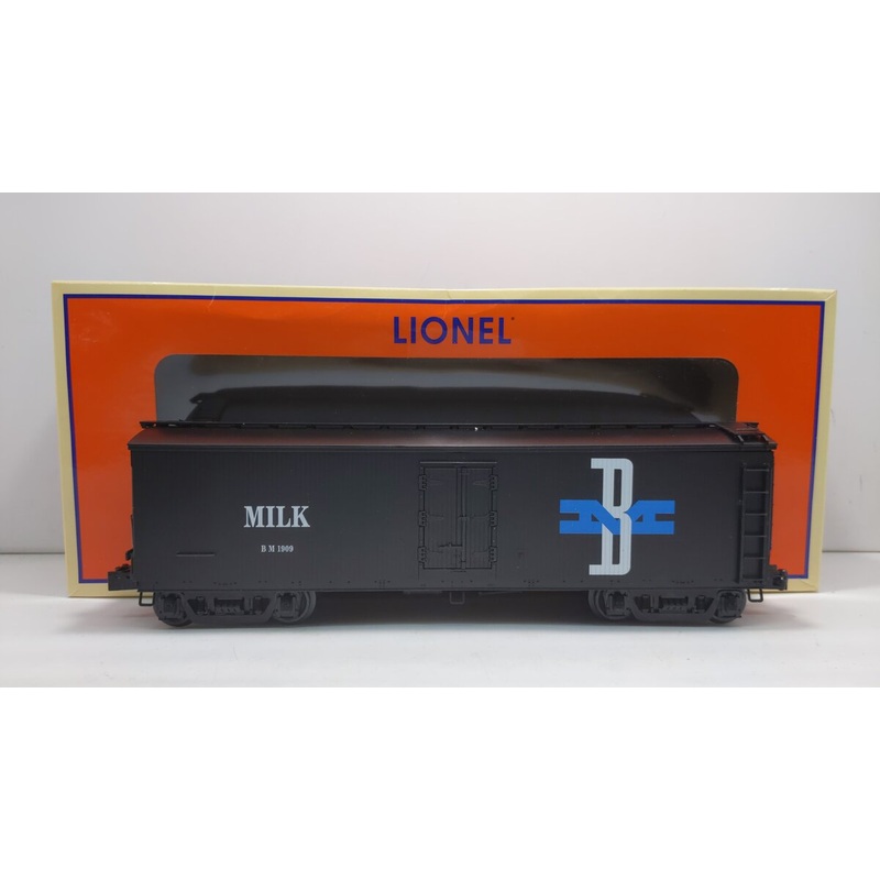 Lionel 6-29985 O Boston & Maine Milk Car #1909 LN/Box