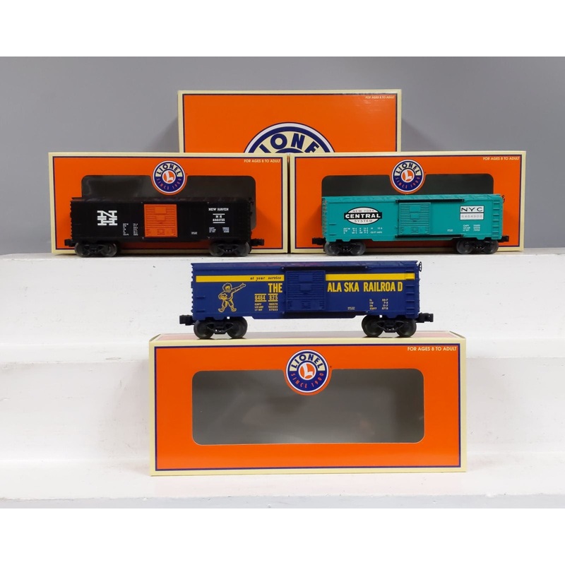 Lionel 6-39203 O Gauge 6464 Series X Boxcar Set 3-Pack LN/Box