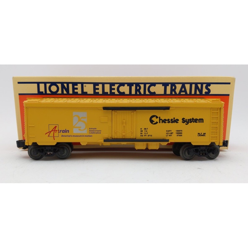 Lionel 6-52097 O Artrain 25th Anniversary Chessie Reefer Car EX/Box