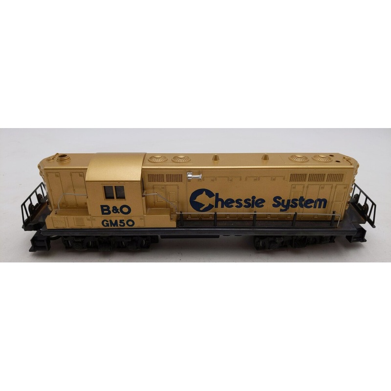 Lionel 6-8359 O Gauge Chessie System GM Gold GP7 Diesel Engine VG