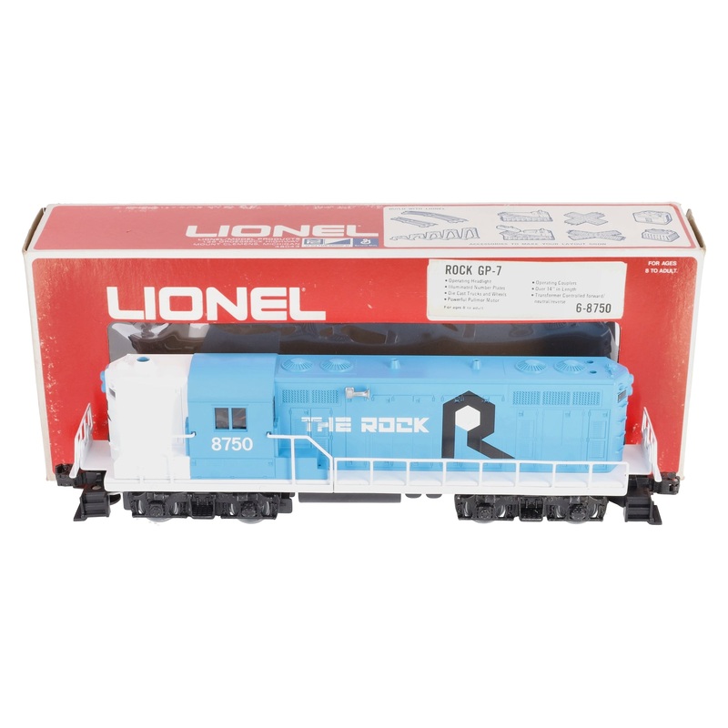Lionel 6-8750 O Gauge Rock Island GP7 Powered Diesel Locomotive LN/Box