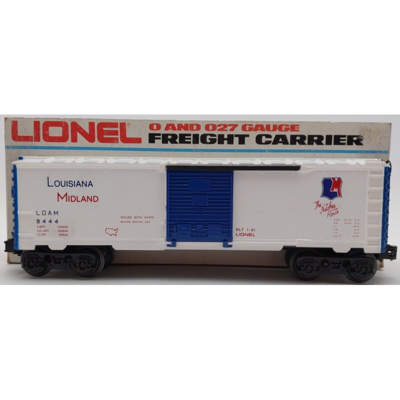 Lionel 6-9444 O Louisiana Midland Boxcar EX/Box