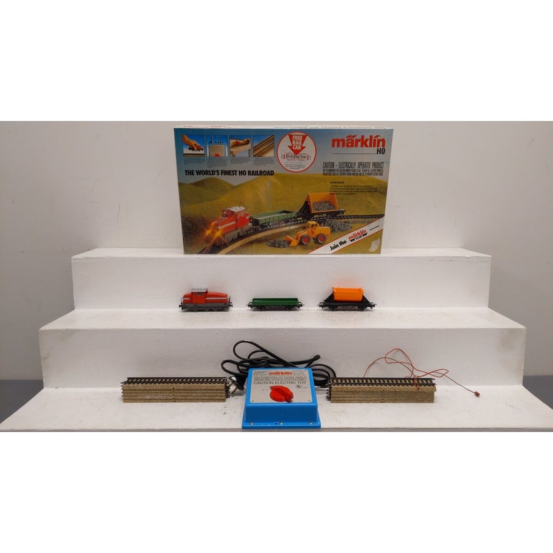 Marklin 2912 HO Gauge Diesel Freight Car Starter Set VG/Box