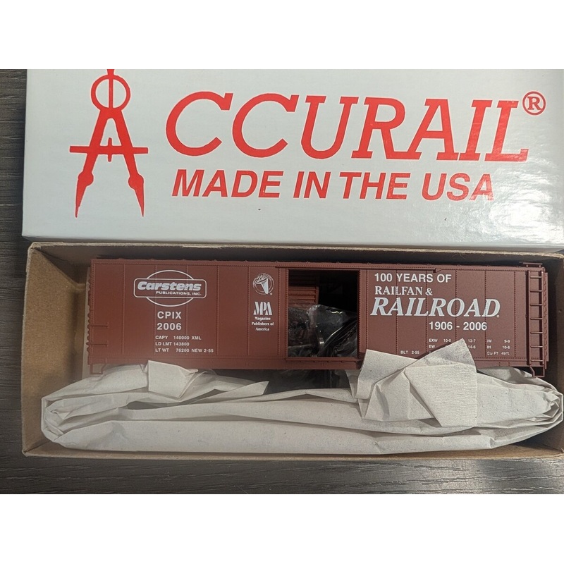 Accurail 2006 HO CPIX 100 Years of Railroad 1906-2006 Boxcar Kit