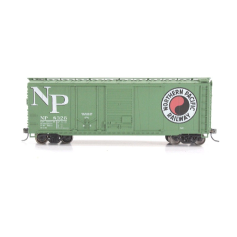 Accurail 3803 HO Northern Pacific 40′ Combo Door Boxcar # 8326 Kit