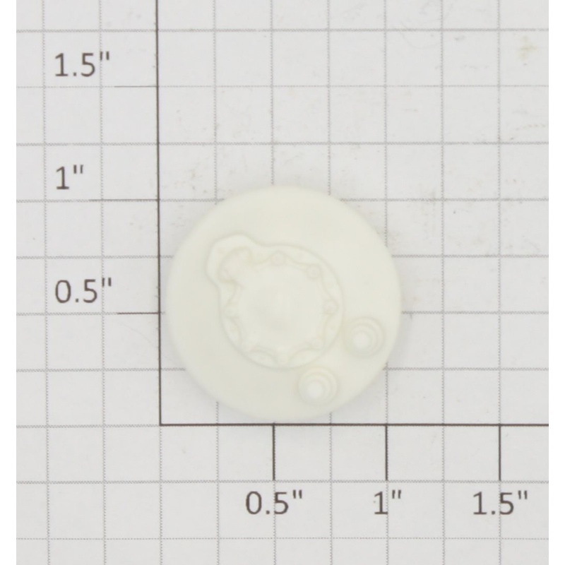Lionel 2455-5  White Unpainted Tank Car Dome Cap Lid