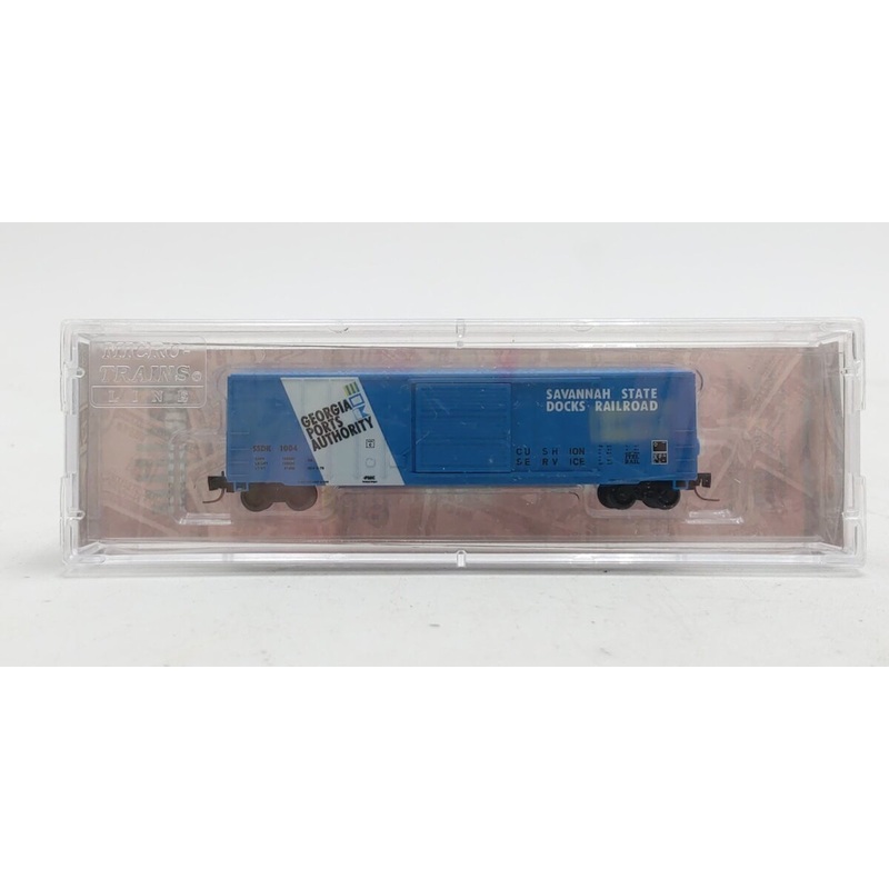 Micro Trains 51000360 Z Savannah State Docks 50′ Rib Side Boxcar #1004 LN/Box