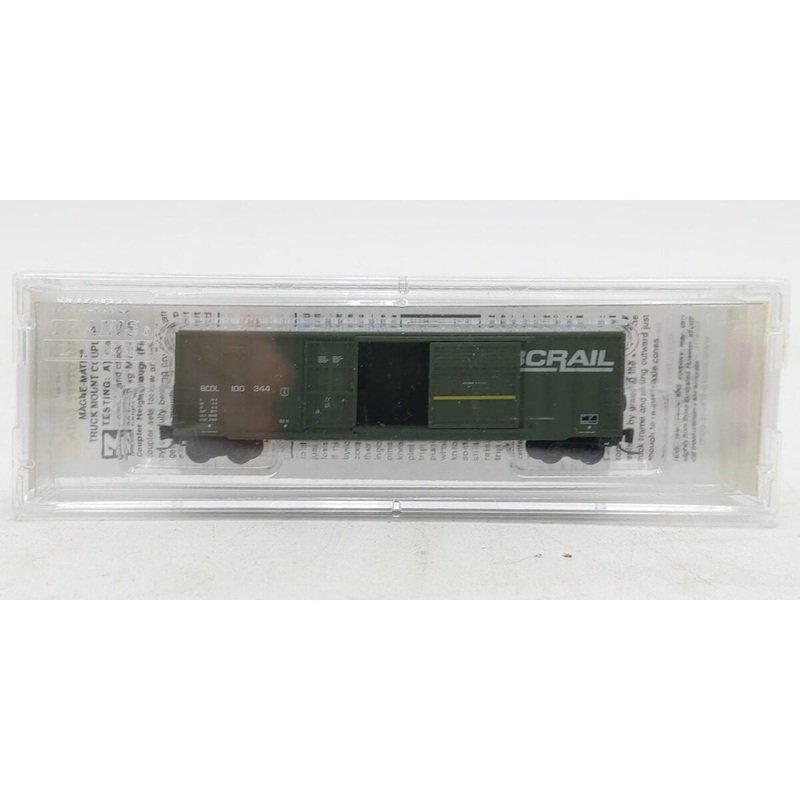 Micro Trains 51200031 Z British Columbia Railway 50′ Rib Side Box Car #100344 LN/Box