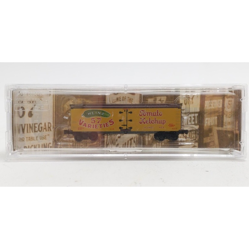 Micro-Trains 51800640 Z Scale Heinz 40′ Wood Reefer Car #424 LN/Box