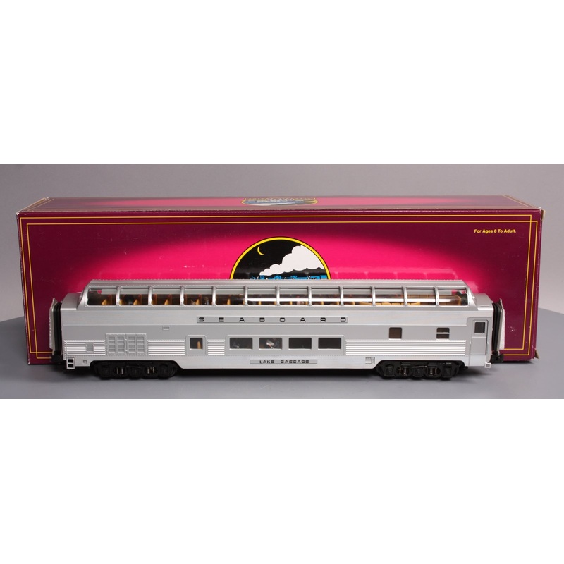 MTH 20-67073 Seaboard 70′ Streamlined Full Length Vista Dome Lake Cascade LN/Box