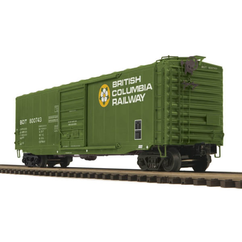 MTH 20-93580 O Gauge British Columbia 50′ PS1 Boxcar #800743 NIB