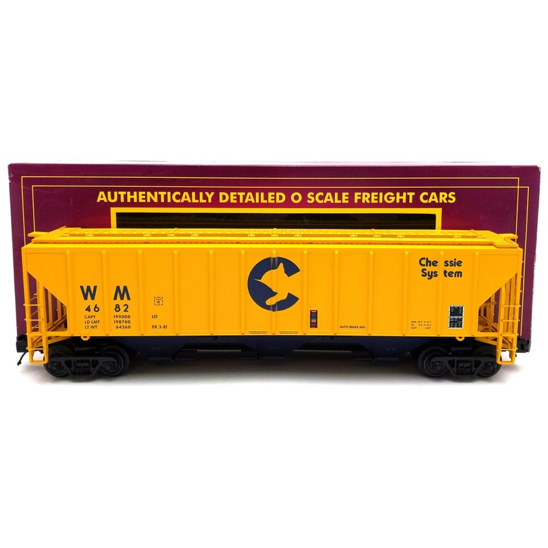 MTH 20-97384 O Gauge Chessie System PS-2CD High-Side Hopper Car #4682 NIB