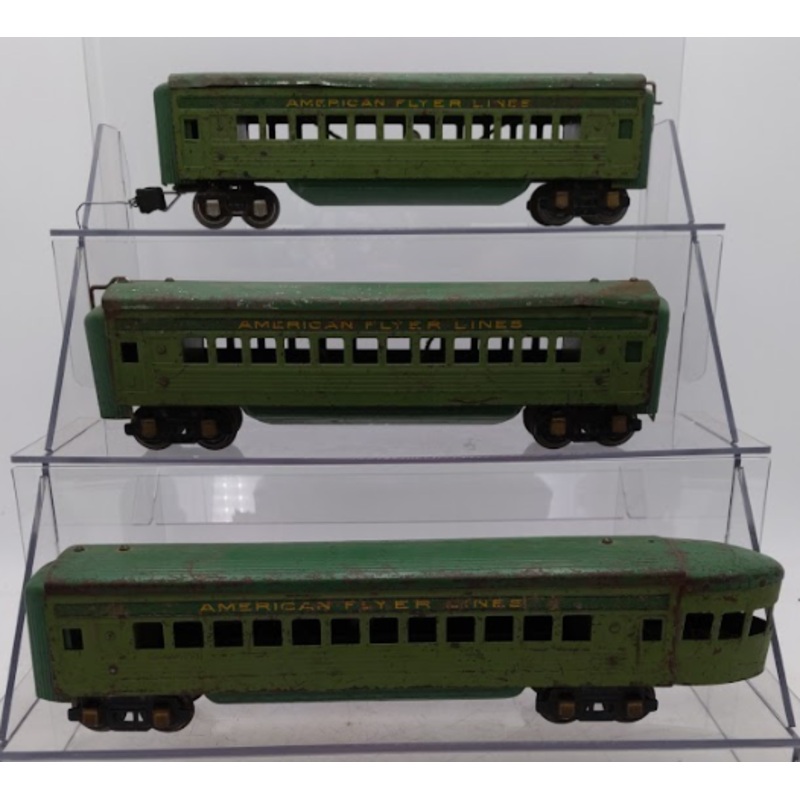 American Flyer Prewar O Gauge Articulated Passenger Cars [3]