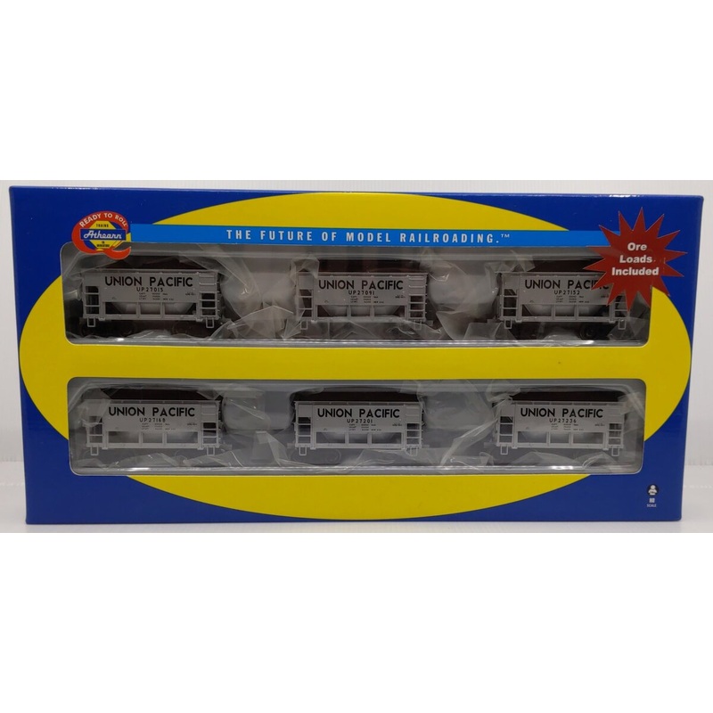 Athearn 87047 HO Scale Union Pacific 24′ Ore Car 6-Pack NIB