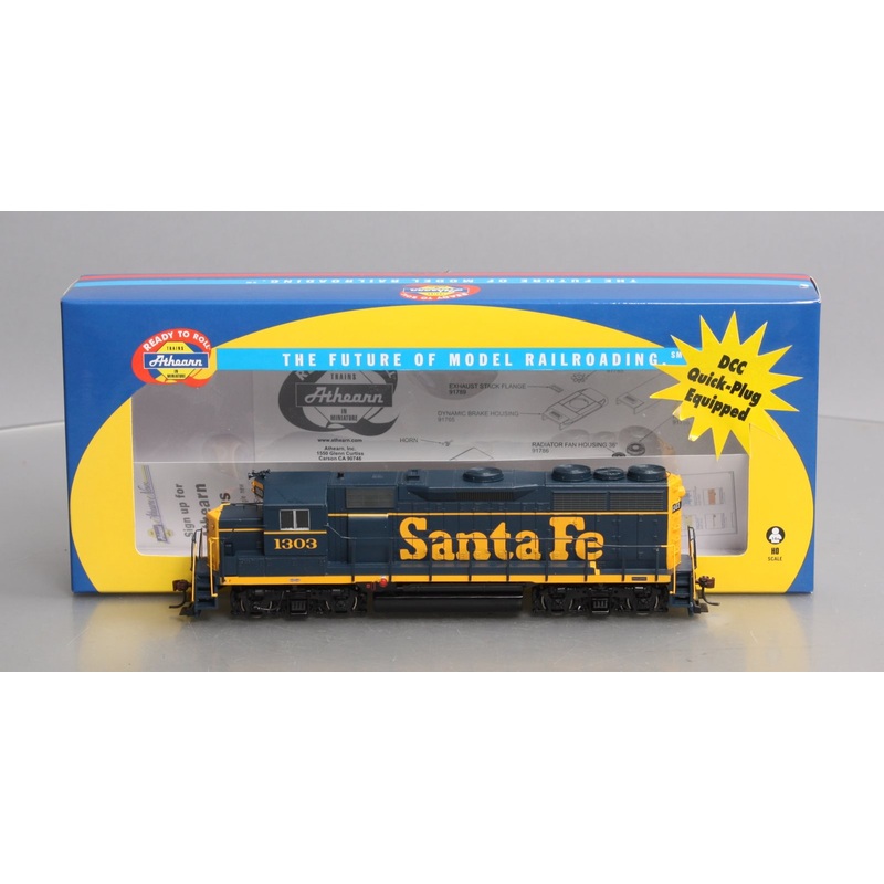 Athearn 96036 HO Santa Fe/Freight RTR GP35 Diesel Locomotive #1303 MT/Box