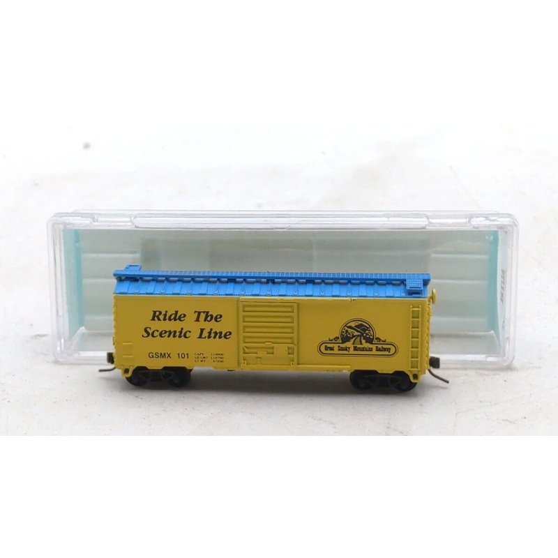 Atlas N Scale Custom Great Smoky Mountains Railway 40′ Steel Box Car #101 LN/Box