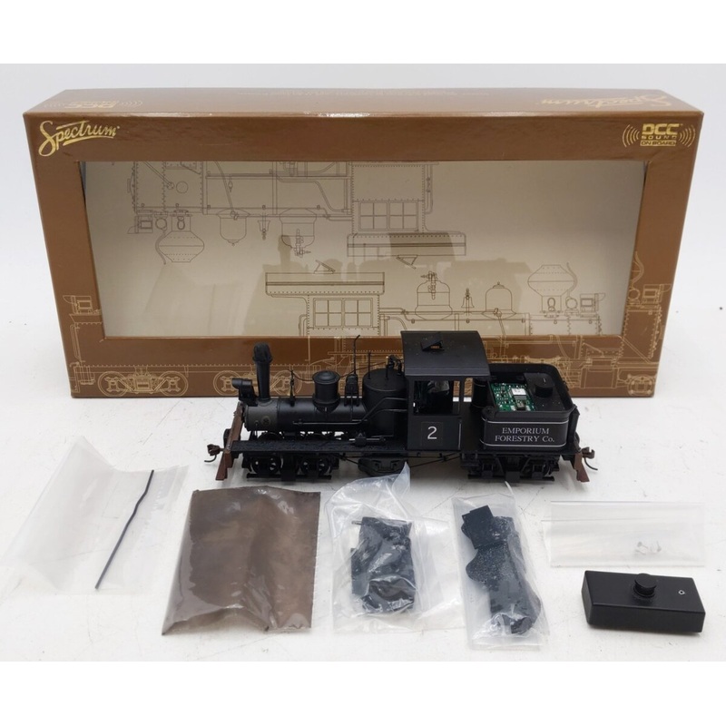Bachmann 28504 On30 Emporium Forestry T-Boiler Two-Truck Shay w/Sound & DCC #2 EX/Box