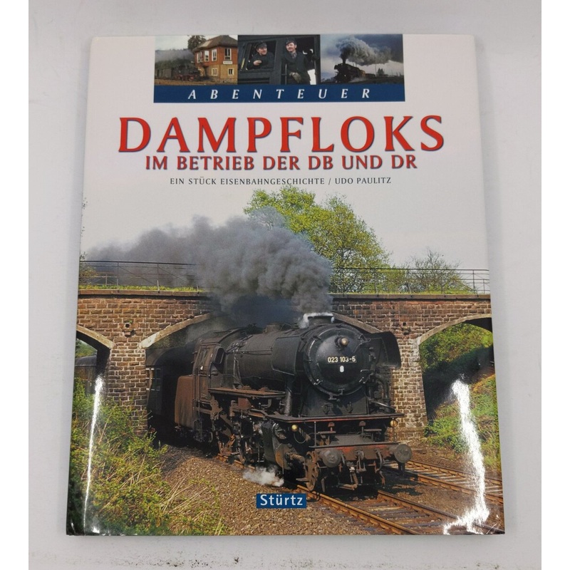 Dampfloks im Betrieb der DB und DR Hardcover Book By Udo Paulitz LN