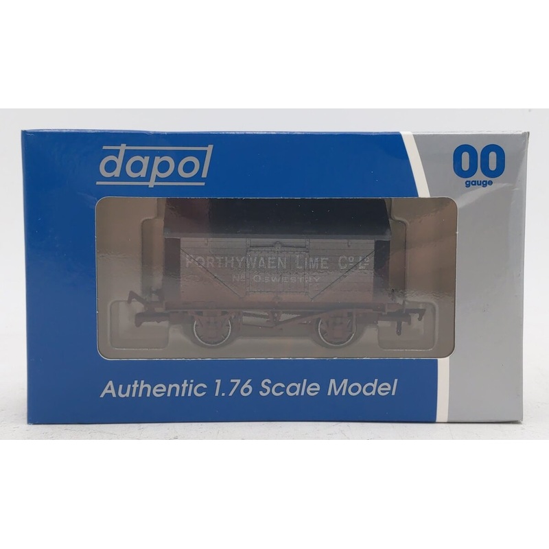 Dapol 4F-017-004 OO Scale Weathered Porthywaen Lime Wagon LN/Box