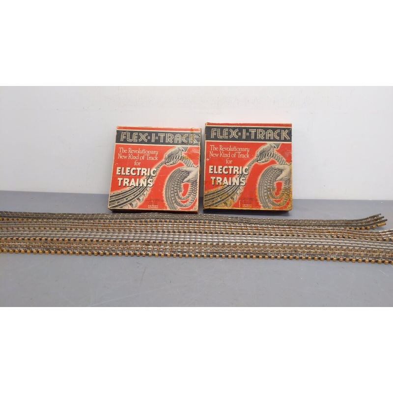 Parfait Products Vintage O 3-Rail Wooden Tubular Flex-I-Track Sections [4]/Box