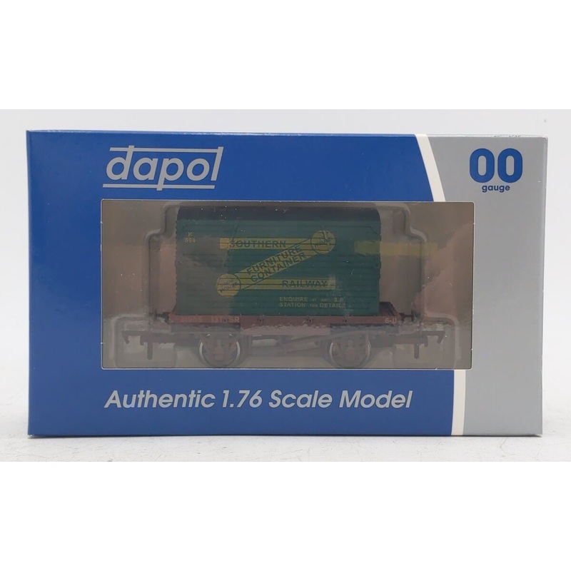 Dapol 4F-037-006 OO Gauge Southern Railway Flatcar w/ Container #31955 LN/Box