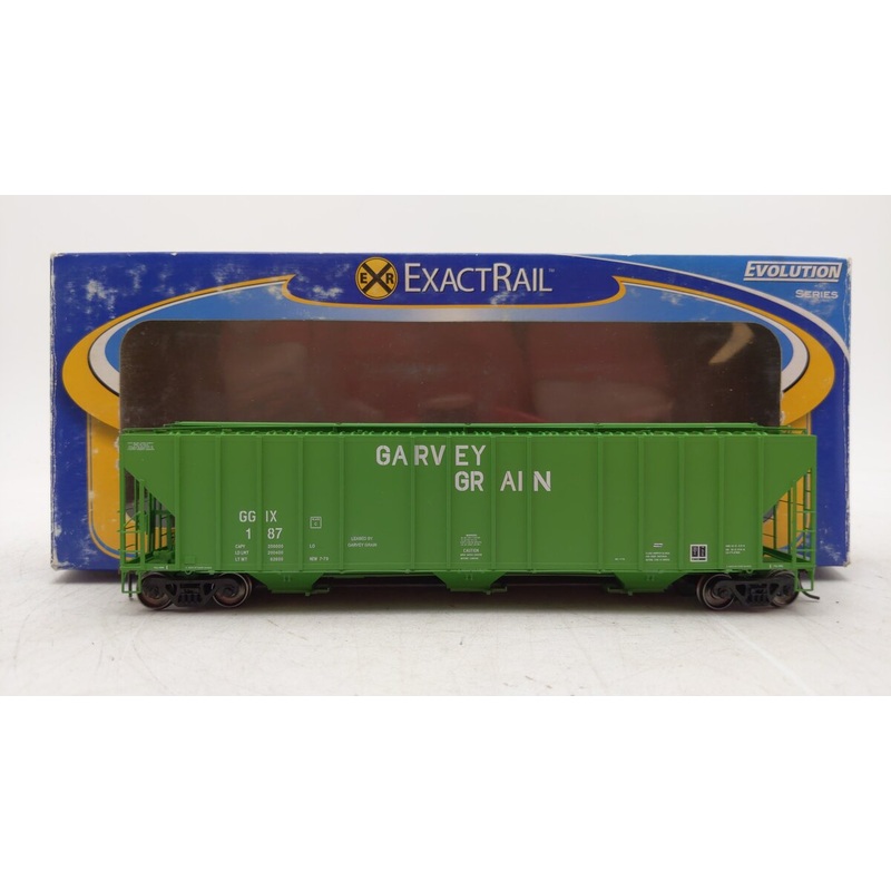 ExactRail EE-1709-4 HO Garvey Grain Co. Evans 4780 Cu. Ft. Hopper #219 EX/Box