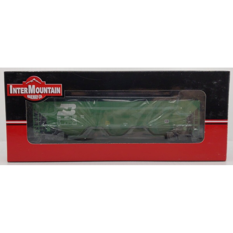 InterMountain 45334-37 HO Burlington Northern 3-Bay Rib-Sided Hopper #467127 LN/Box