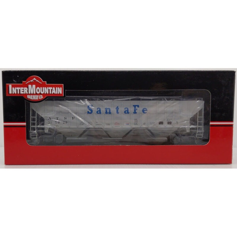 InterMountain 45387-03 HO Santa Fe 4750 Cu.Ft 3-Bay Rib Sided Hopper #315929 LN/Box
