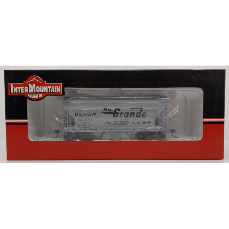 InterMountain 46504-51 HO Scale Rio Grande ACF Centerflow 2-Bay Hopper #10078 LN/Box