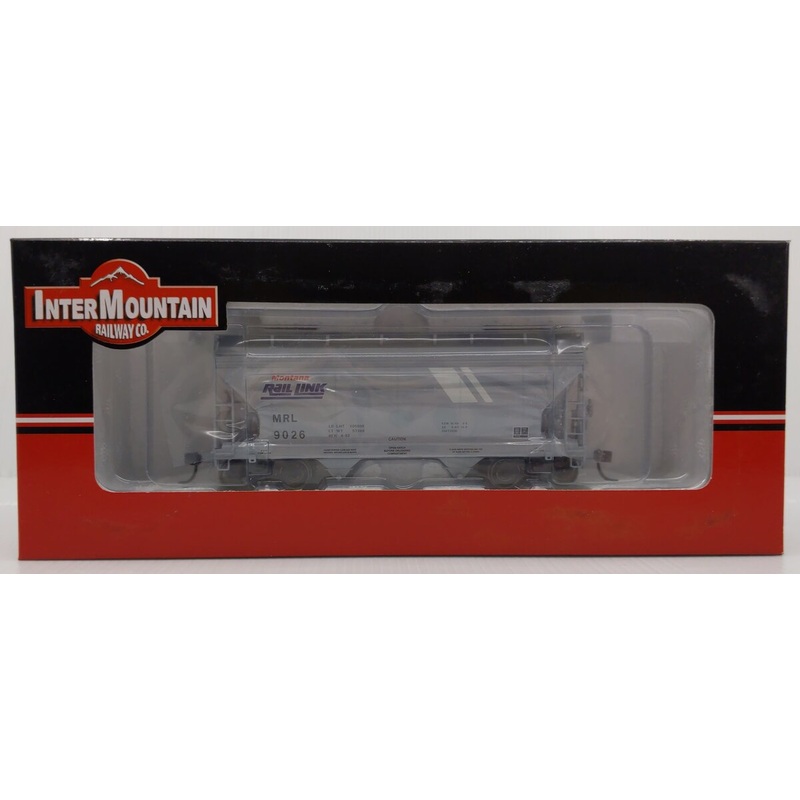 InterMountain 46525-03 HO Scale Montana Rail Link Centerflow 2-Bay Hopper #9050 LN/Box