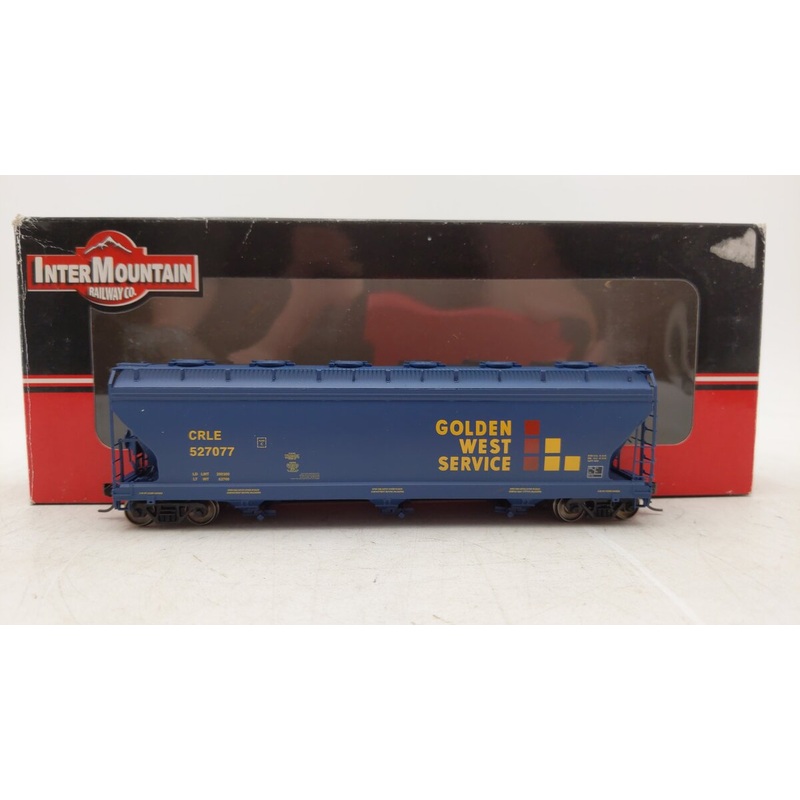 InterMountain 47050-04 HO Golden West ACF 4650 Cu Ft 3-Bay Hopper #527077 EX/Box