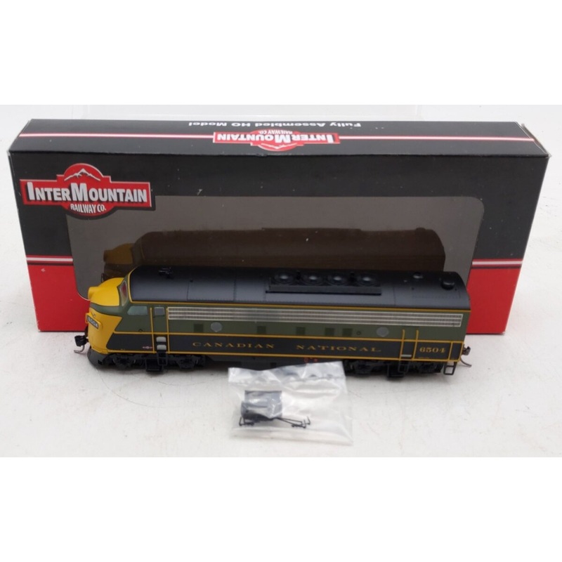 InterMountain 49987s-10 HO Canadian National FP9A Locomotive W/Sound #6504 EX/Box